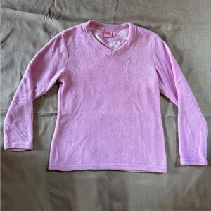 Pink Laundry Plush V-Neck Pajamas